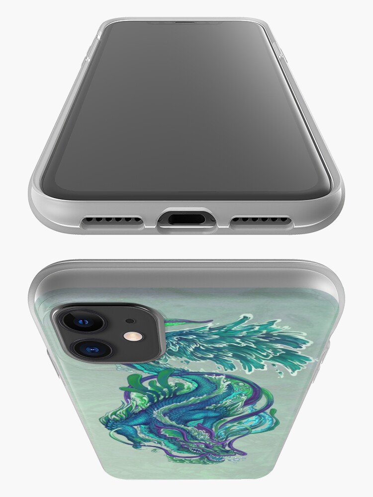 Alternate view of Imperial Water Dragon iPhone Case & Cover