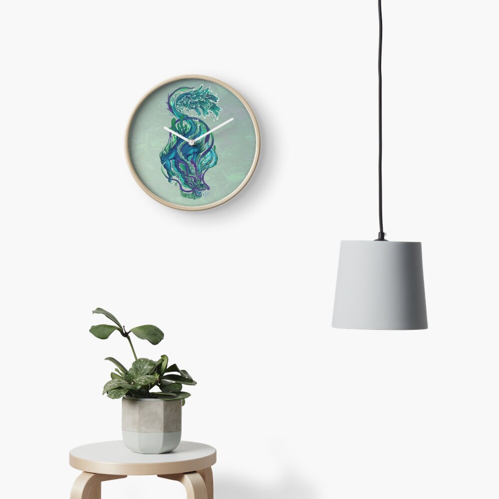 Imperial Water Dragon Clock