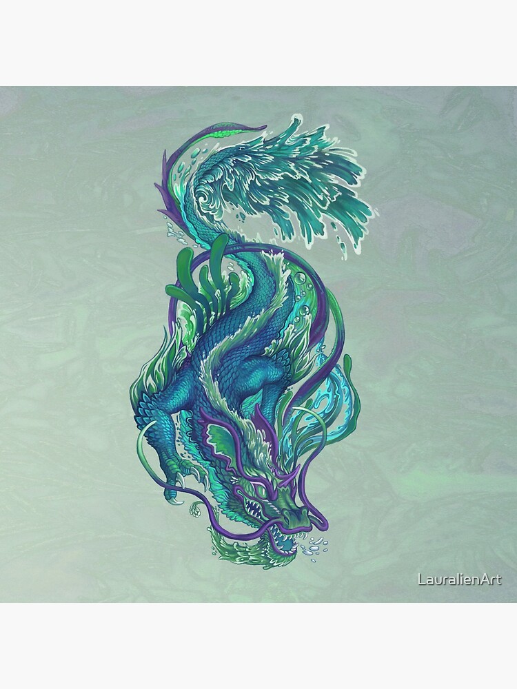 Imperial Water Dragon by LauralienArt