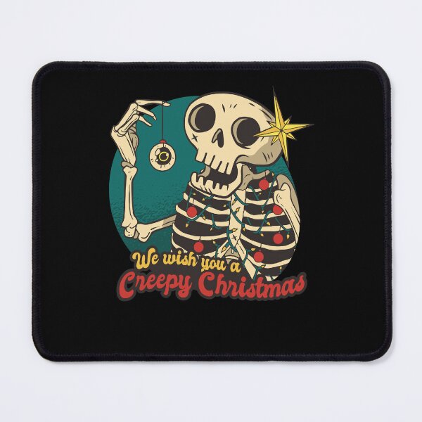 Item preview, Wish You Creepy Christmas Halloween Skeleton Quote Gift designed and sold by Countrysmart.