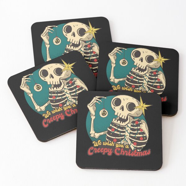 Item preview, Te deseo un espeluznante Navidad de Halloween Skeleton Cita Regalo designed and sold by Countrysmart.