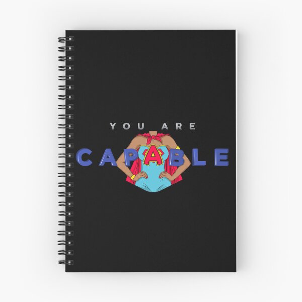 Item preview, Copy of Copy of You Are Capable Black designed and sold by KatNorlandMerch.