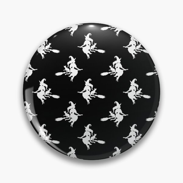 Item preview, Witch Cute Cats Halloween Pattern designed and sold by decentwearstore.