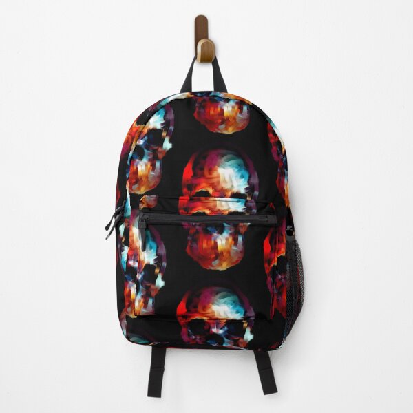 Item preview, Colourful skull with painting style designed and sold by portokalis.