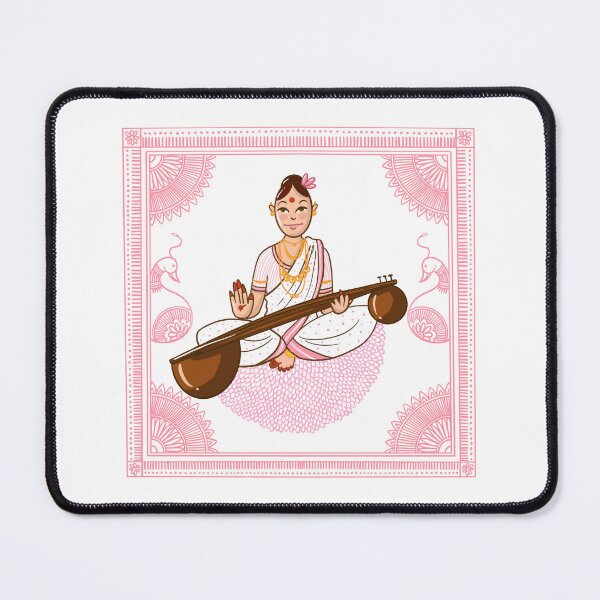 Item preview, Saraswati the goddess of knowledge designed and sold by FunnyEye.