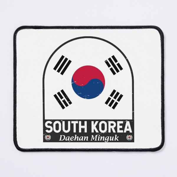 Item preview, South Korea Flag Emblem Distressed Vintage designed and sold by KrisSidDesigns.