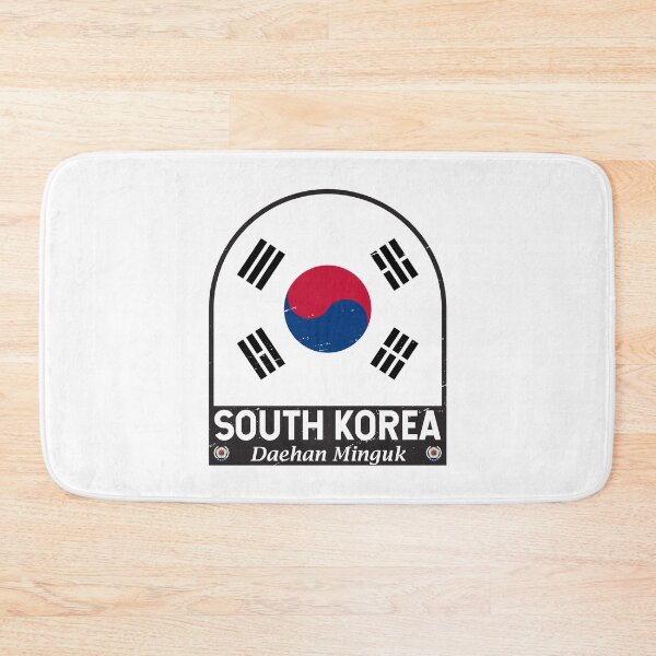 Item preview, South Korea Flag Emblem Distressed Vintage designed and sold by KrisSidDesigns.