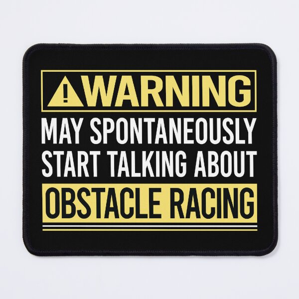 Item preview, Warning About Obstacle Racing OCR designed and sold by WrightTrouble.