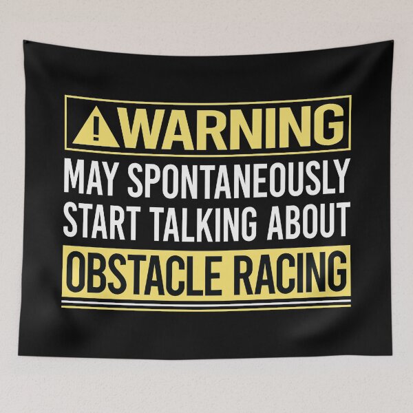 Item preview, Warning About Obstacle Racing OCR designed and sold by WrightTrouble.