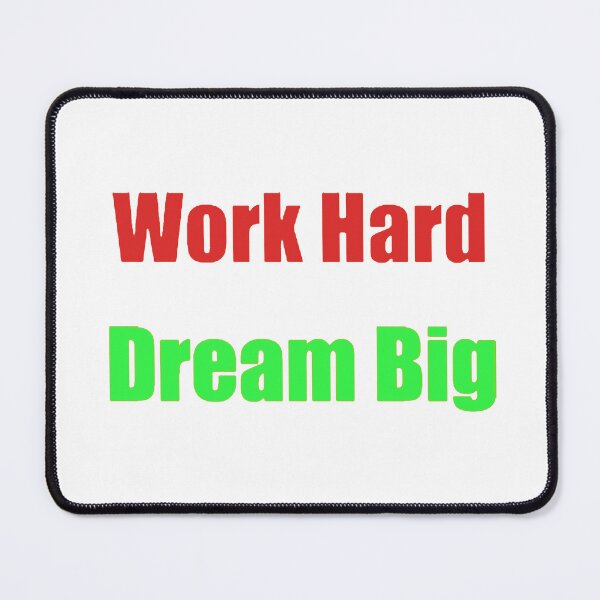 Item preview, Work hard dream big designed and sold by Art & Fun.