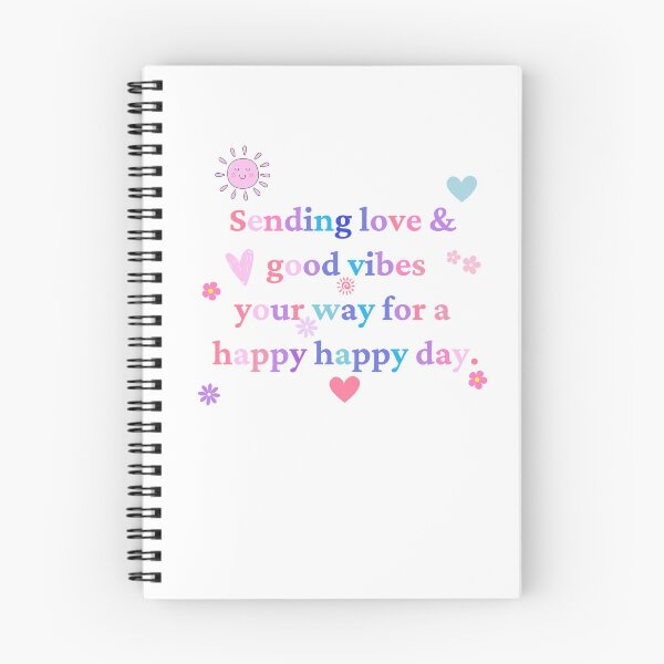 Item preview, Sending Love And Good Vibes For A Happy Day designed and sold by Rozlar.