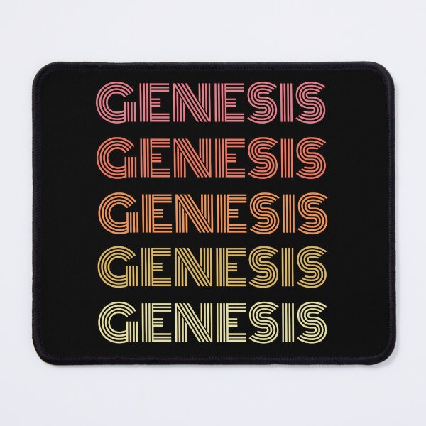Item preview, First Name Genesis Retro Pattern Vintage Style designed and sold by BELASKRI STORE.