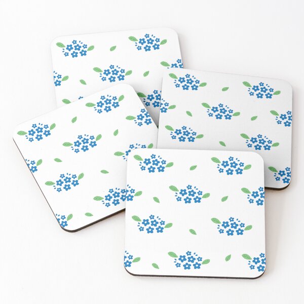 Item preview, blue flowers designed and sold by ljstudio.
