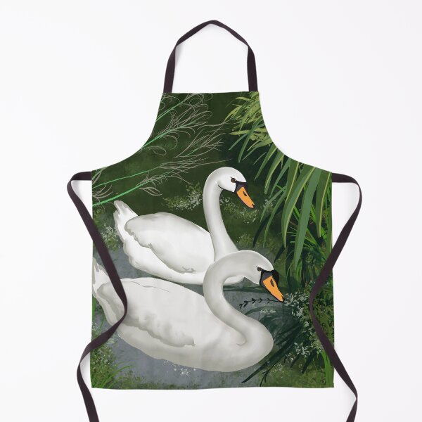 Item preview, Swans on lake designed and sold by KitCatCards.