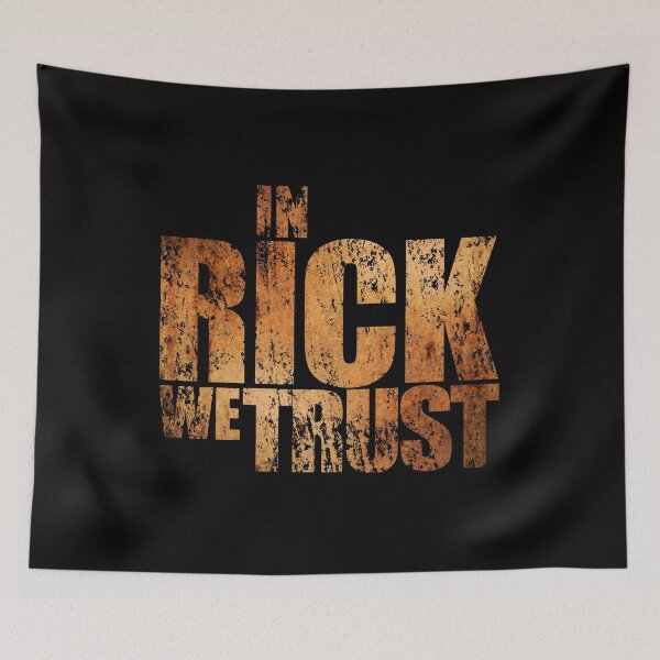 Item preview, In Rick We Trust designed and sold by Happy-Llama-Art.