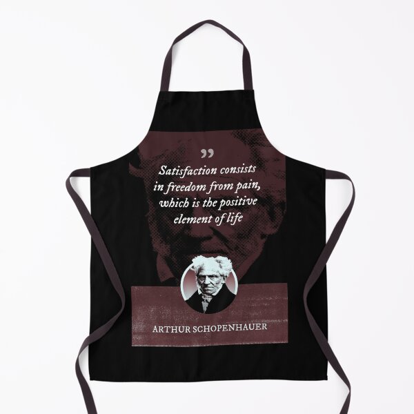 Item preview, Arthur Schopenhauer - Satisfaction consists in freedom from pain, which is the positive element of life designed and sold by Syahrasi.