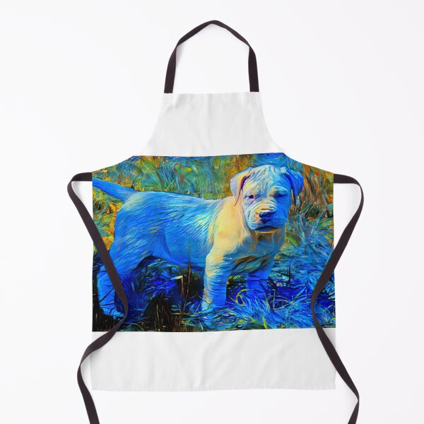 Artikelvorschau, Blue Dogo Argentino puppy in the grass entworfen und verkauft von NickoPrints.