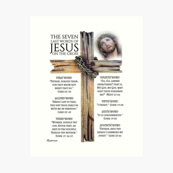 Item preview,  Seven Last Words of Jesus On the Cross designed and sold by Rowena Jones.