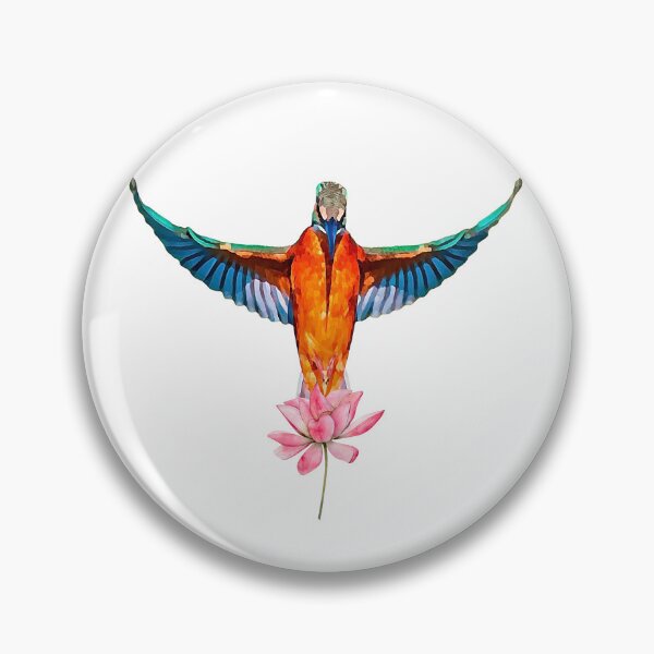 Item preview, Watercolor Kingfisher designed and sold by virillanissa.