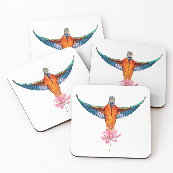 Item preview, Watercolor Kingfisher designed and sold by virillanissa.