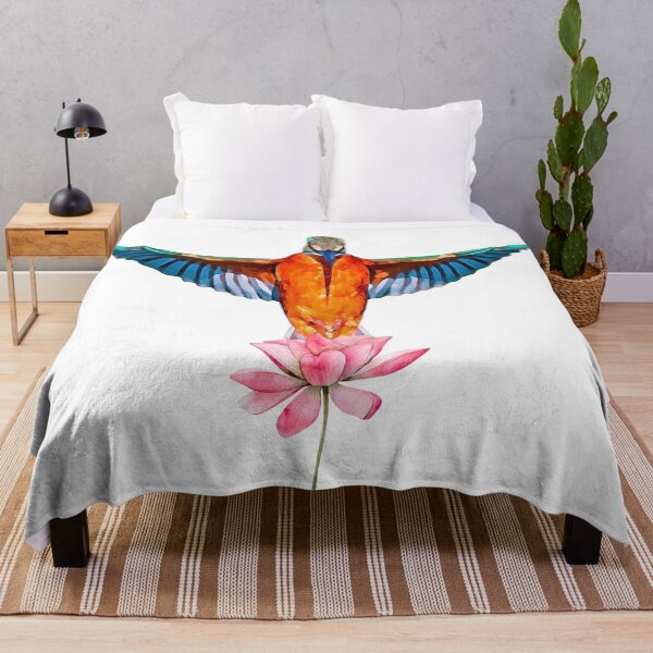 Item preview, Watercolor Kingfisher designed and sold by virillanissa.