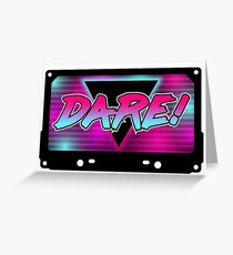 TF 80s - Dare Greeting Card