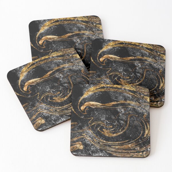 Item preview, Golden black marble designed and sold by Zip-Zup.
