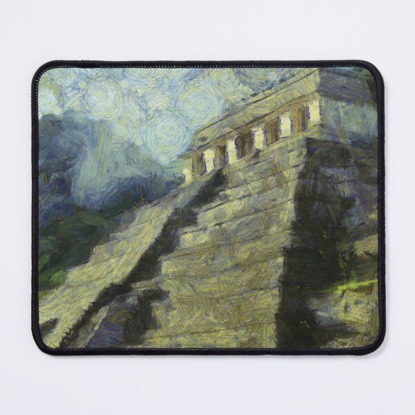 Item preview, Starry Night in The Ancient Mayan Temple, Temple of the Inscriptions designed and sold by Ryan  Rad.