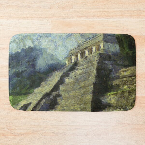 Item preview, Starry Night in The Ancient Mayan Temple, Temple of the Inscriptions designed and sold by Ryan  Rad.