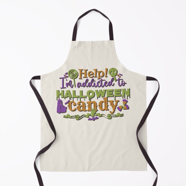 Item preview, Help! I'm Addicted To Halloween Candy, Colorful Shadow Text designed and sold by TrulyEpoque.