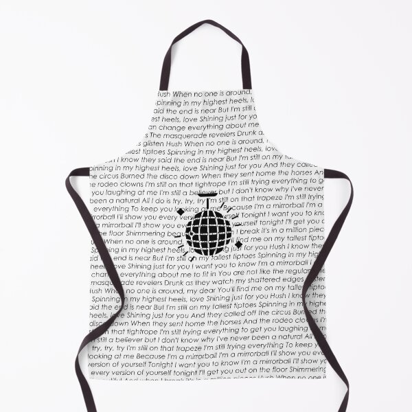 Item preview, mirrorball lyrics designed and sold by glden.