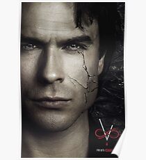 Damon Salvatore - The Vampire Diaries - Season 8 - Promotional Poster Poster