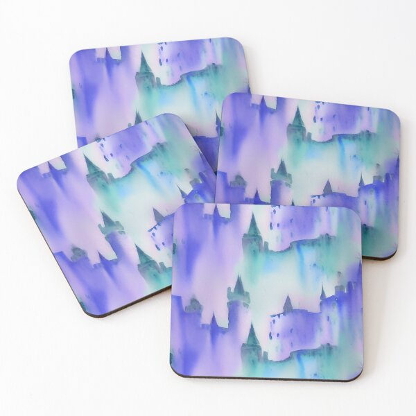 Item preview, Watercolor Castle Pattern designed and sold by balderdash-i.