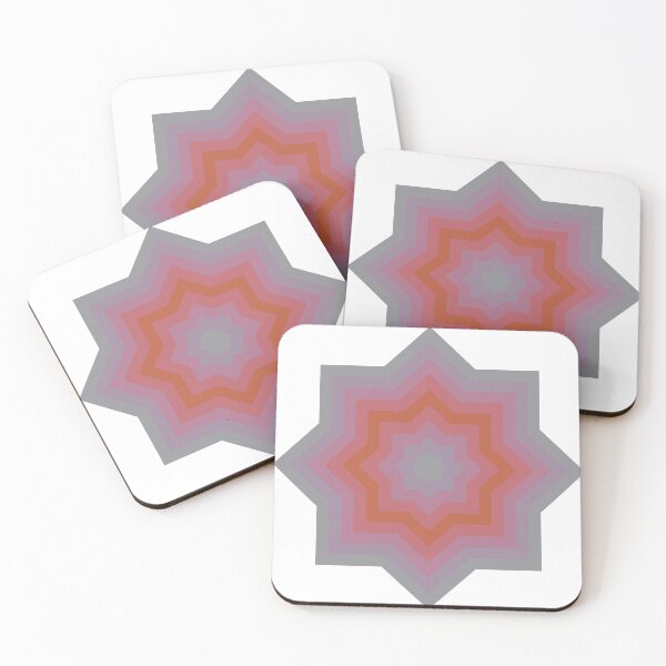 Item preview, Ultimate Grey Spice Route Abstract Star Pattern designed and sold by PatternSalad.