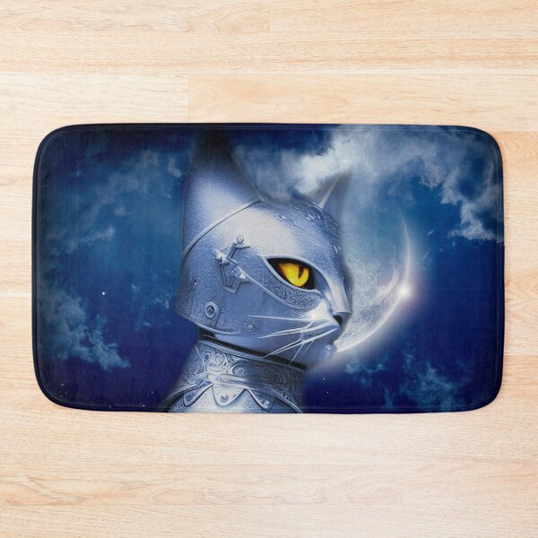 Item preview, KNIGHT CAT IN SHINING ARMOR designed and sold by johnnyssandart.