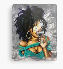 Naturally L Metal Print