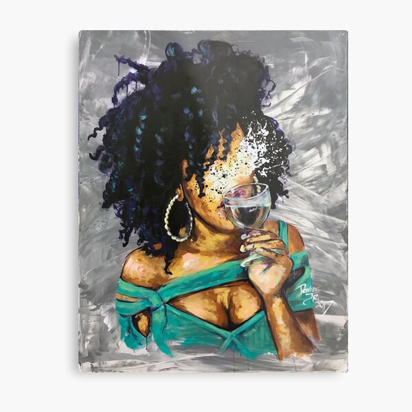 Naturally L Metal Print