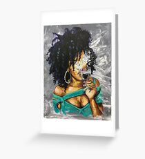 Naturally L Greeting Card
