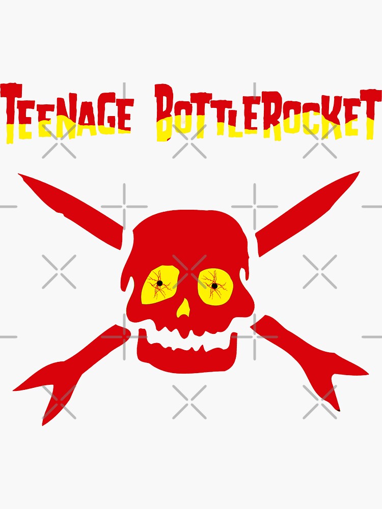 "Teenage Bottlerocket Punk" Sticker for Sale by plonco71 Redbubble
