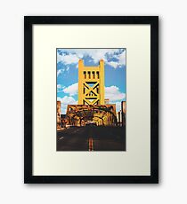 Die Turm-Brücke - Sacramento, CA Gerahmtes Wandbild