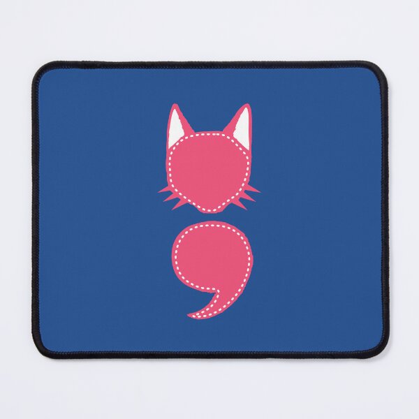 Item preview, Semicolon Cat designed and sold by THROUGH-LIFE.