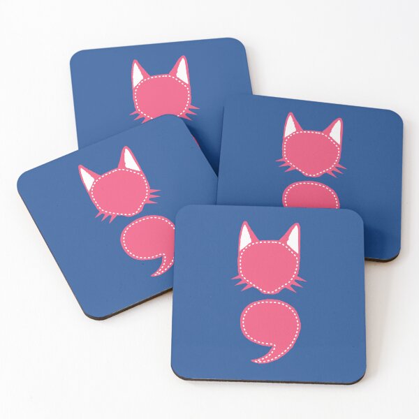 Item preview, Semicolon Cat designed and sold by THROUGH-LIFE.
