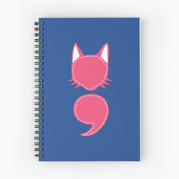 Item preview, Semicolon Cat designed and sold by THROUGH-LIFE.
