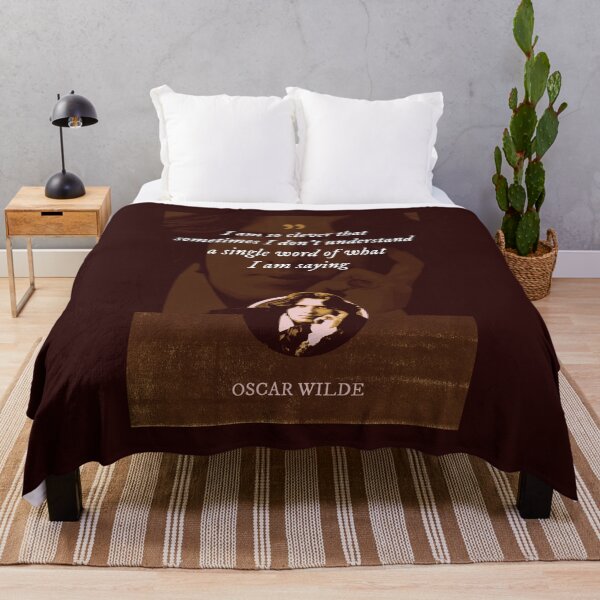 Item preview, Oscar Wilde - I am so clever that sometimes I don't understand a single word of what I am saying designed and sold by Syahrasi.