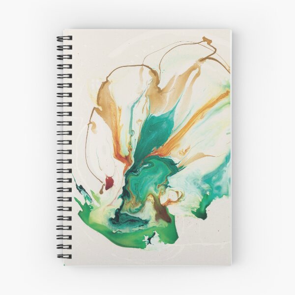 Item preview, Alice in Spring - Green fluid painting designed and sold by Marilyn Gough.
