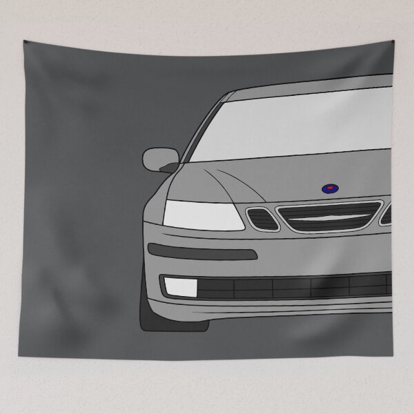 Artikelvorschau, Saab 9-3 2003-2007 graue Farbe entworfen und verkauft von EdimDesign.