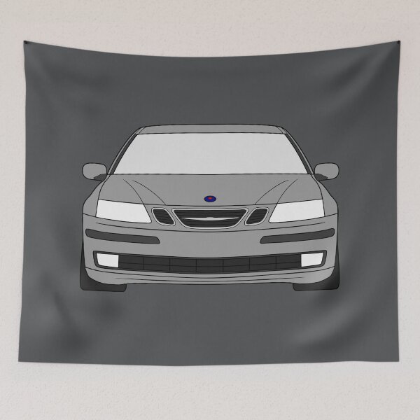 Artikelvorschau, Saab 9-3 2003-2007 graue Farbe entworfen und verkauft von EdimDesign.