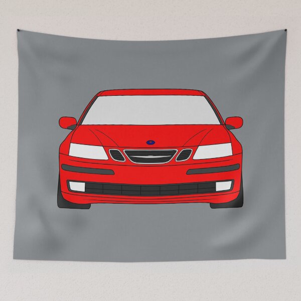 Artikelvorschau, Saab 9-3 2003-2007 rote Farbe entworfen und verkauft von EdimDesign.