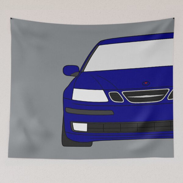 Artikelvorschau, Saab 9-3 2003-2007 blaue Farbe entworfen und verkauft von EdimDesign.