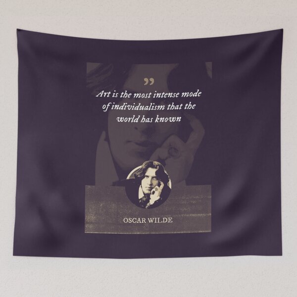 Item preview, Oscar Wilde - Art is the most intense mode of individualism that the world has known designed and sold by Syahrasi.